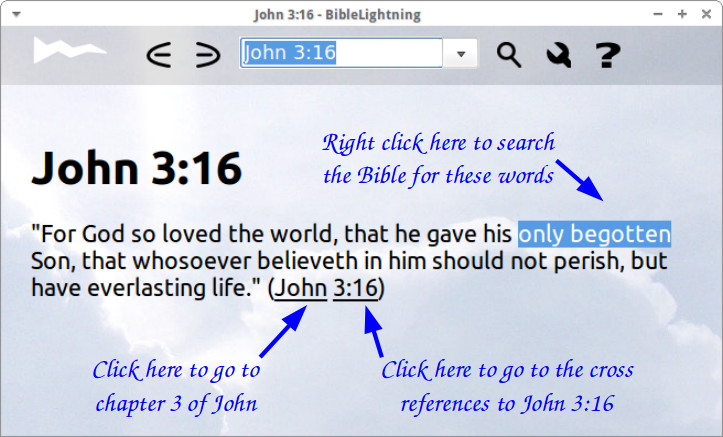 Overview of using BibleLightning